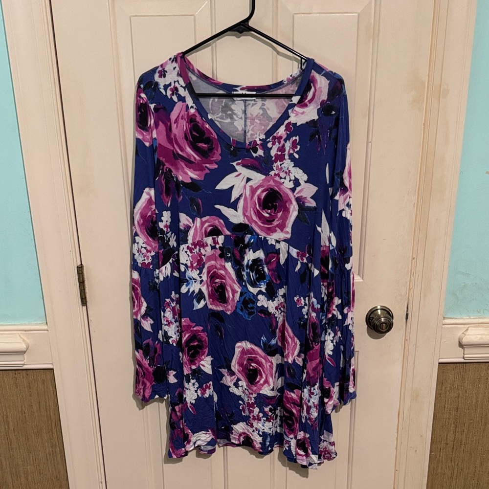 Amelia James Vibrant Floral Mini Dress